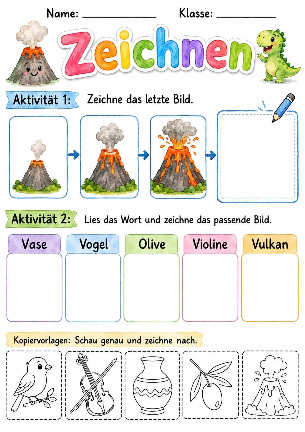 German Letter V Phonics Worksheets Pack page 5 printable worksheet preview