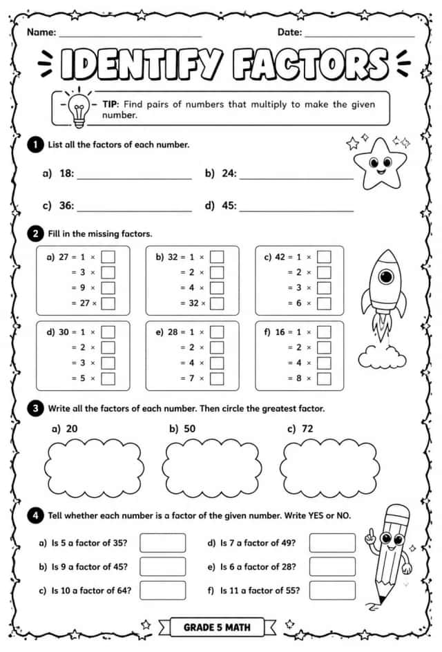 Identify factors
