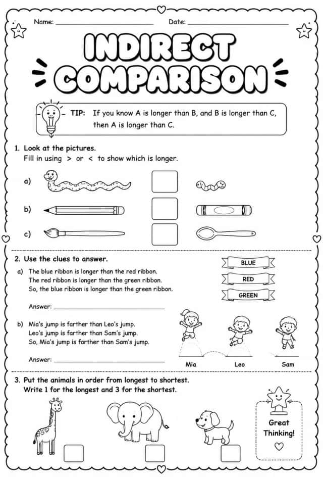 Indirect comparison
