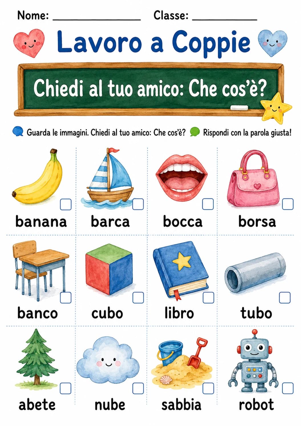 Italian Letter B Phonics Worksheets Pack page 3 printable worksheet preview