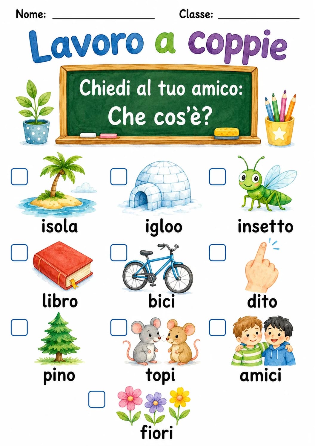 Italian Letter I Phonics Worksheets Pack page 3 printable worksheet preview