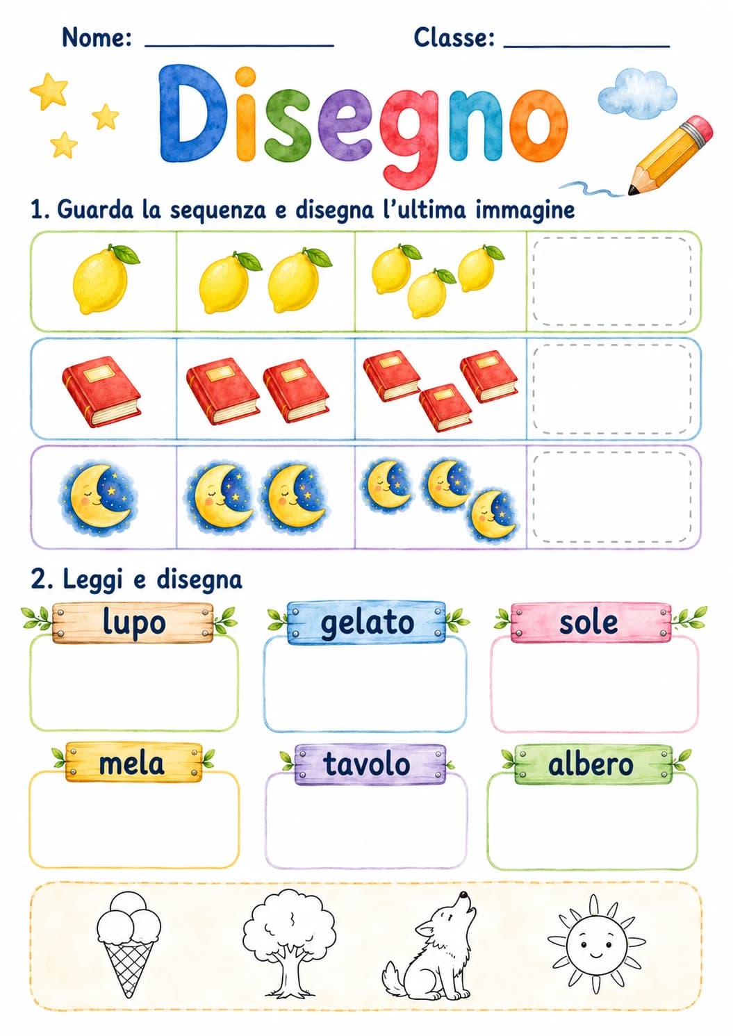 Italian Letter L Phonics Worksheets Pack page 5 printable worksheet preview