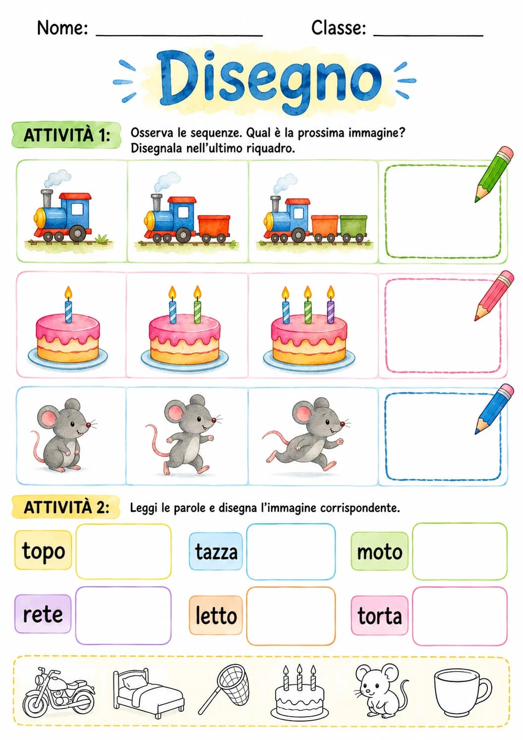 Italian Letter T Phonics Worksheets Pack page 5 printable worksheet preview