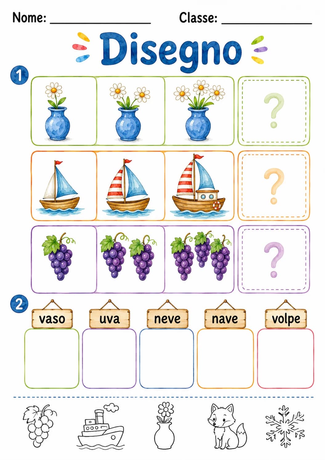 Italian Letter V Phonics Worksheets Pack page 5 printable worksheet preview