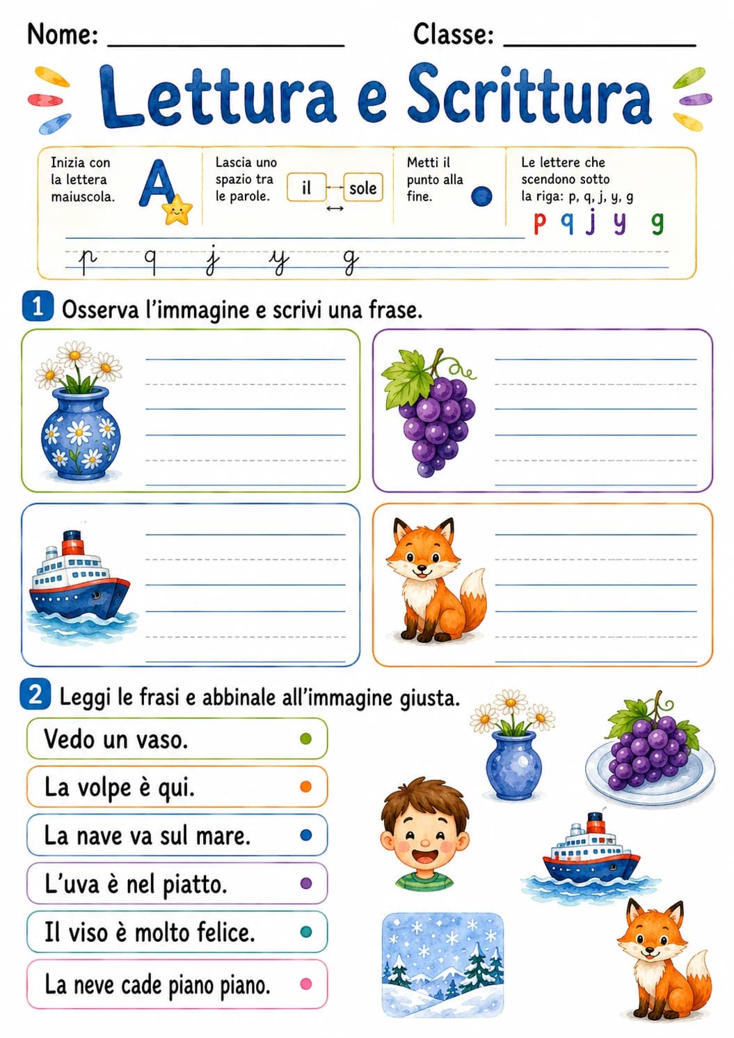 Italian Letter V Phonics Worksheets Pack page 7 printable worksheet preview