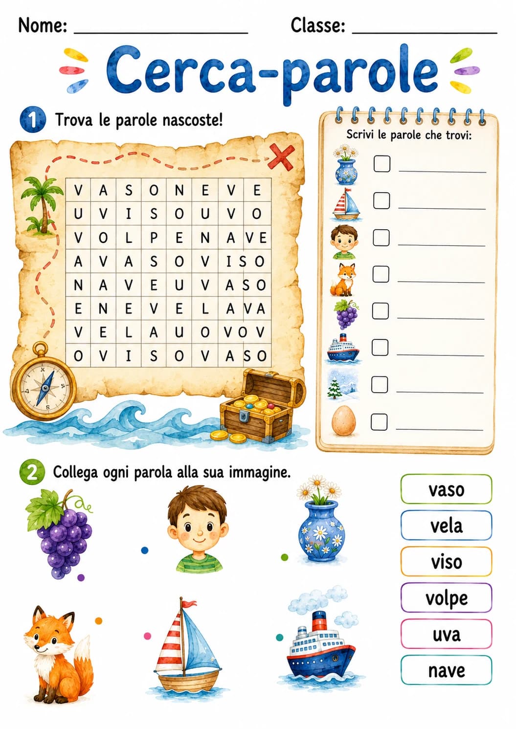 Italian Letter V Phonics Worksheets Pack page 10 printable worksheet preview