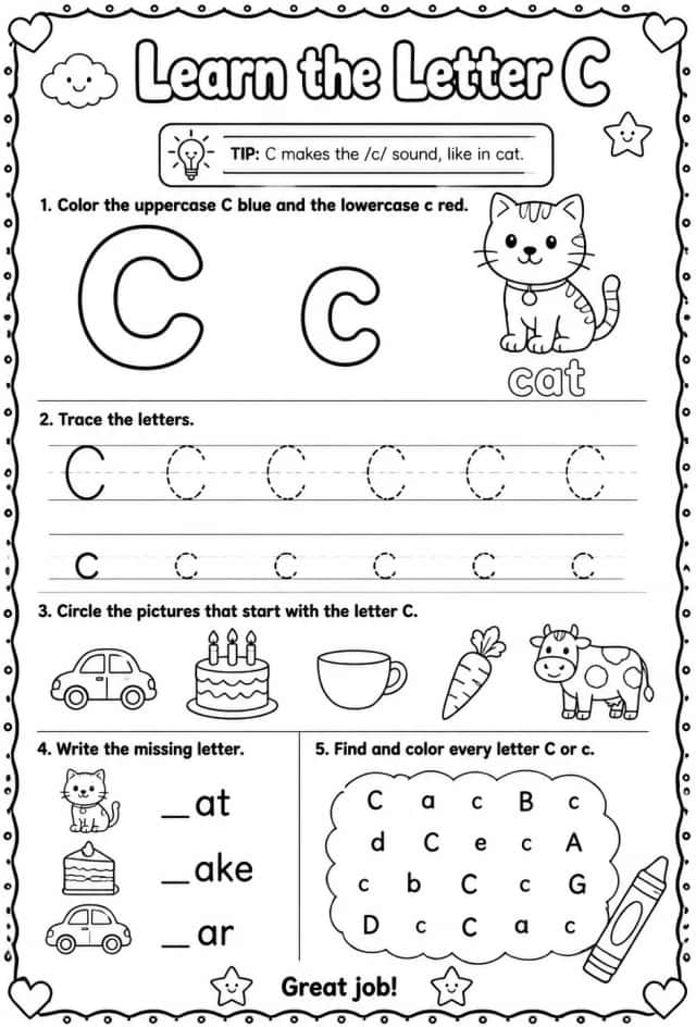 Learn the letter C