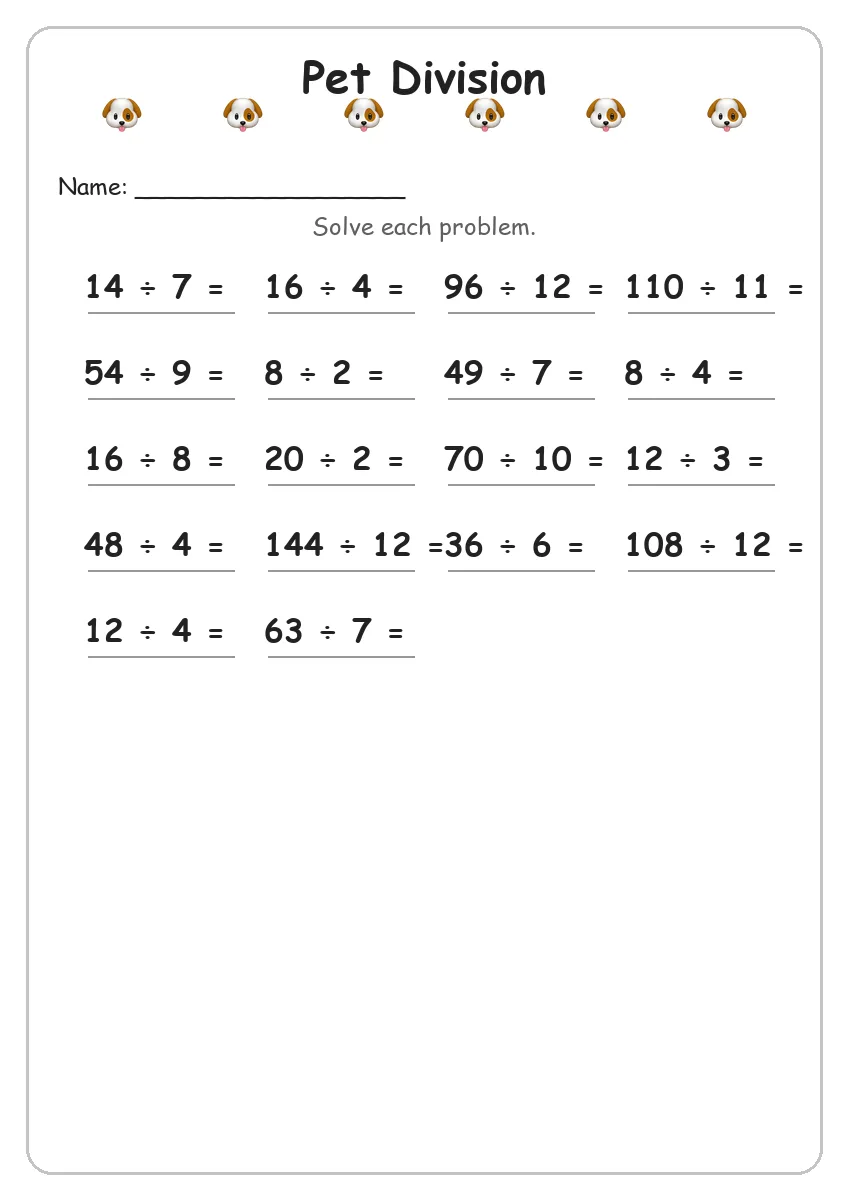 Pet Division (Grade 4)