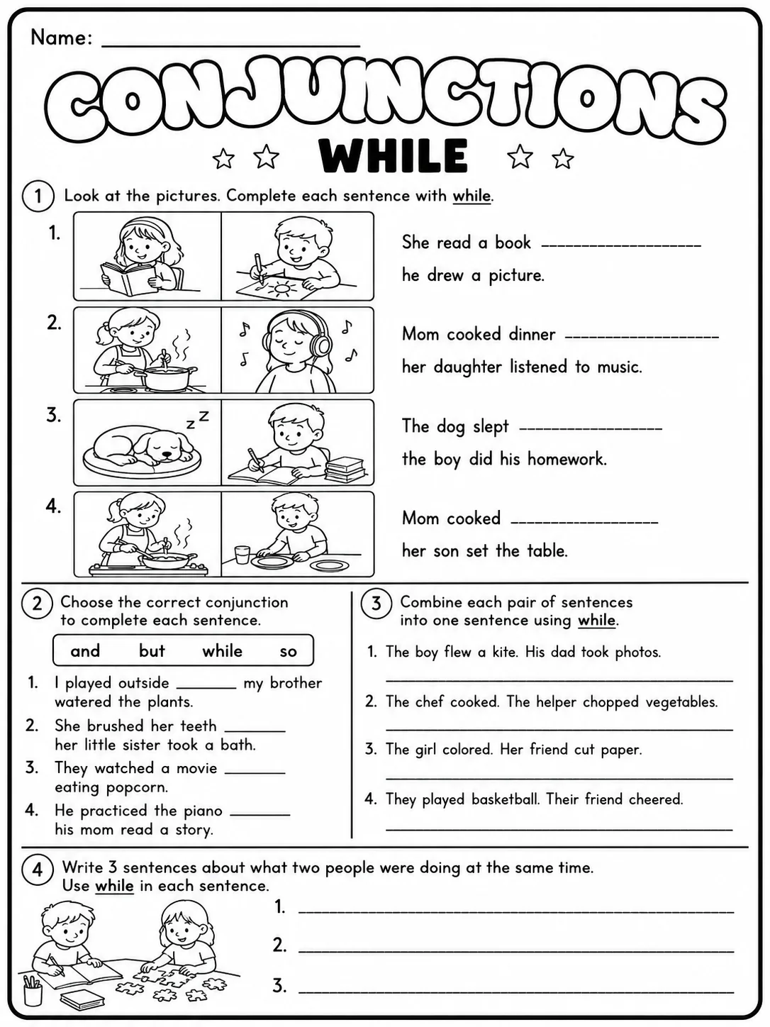 Adjectives Worksheet Pack - Set 2 page 10 printable worksheet preview