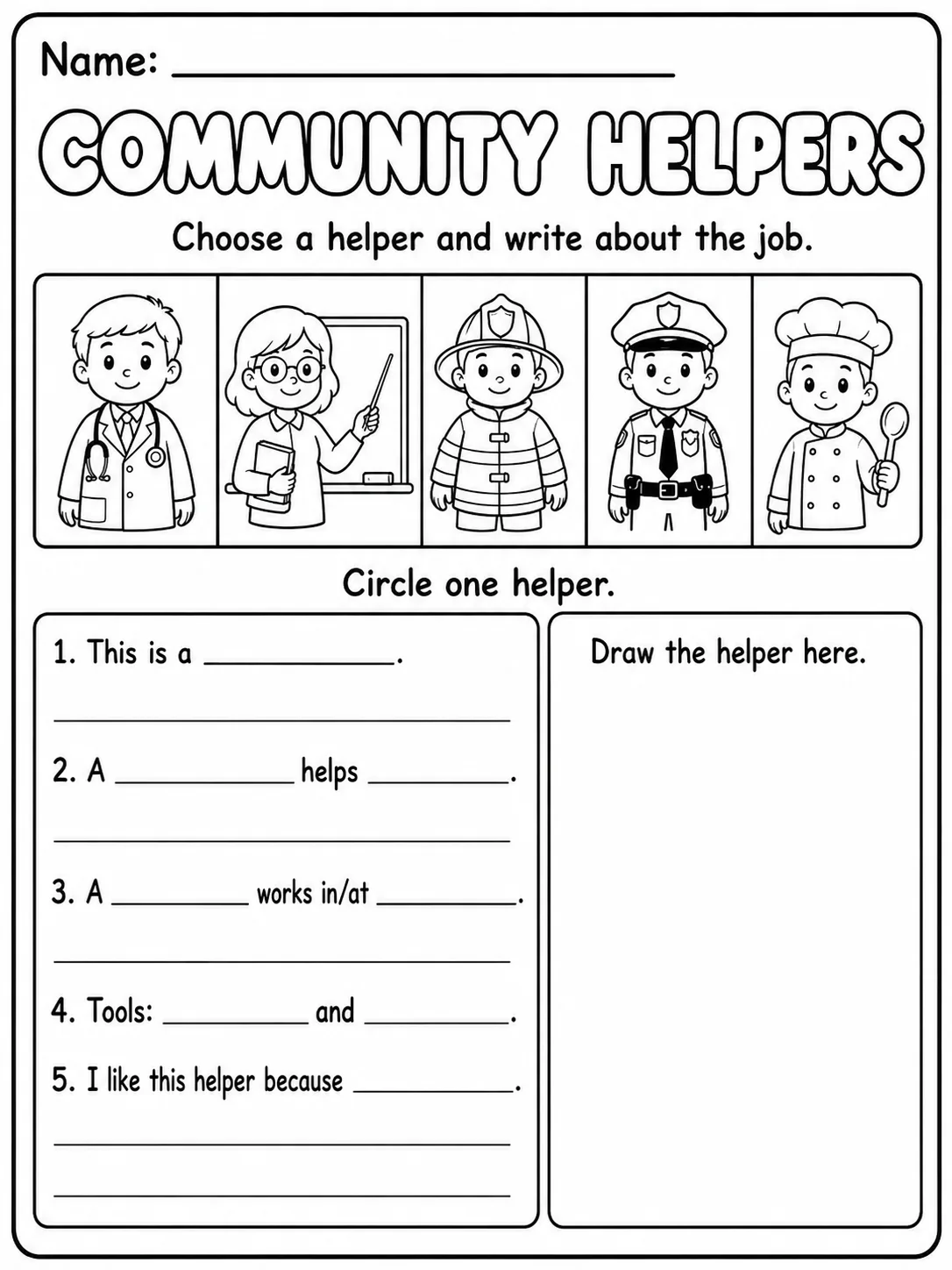 Blend BL Worksheet Pack page 10 printable worksheet preview