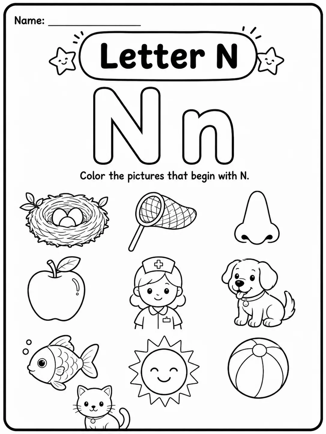 Letter K Worksheet Pack page 4 printable worksheet preview