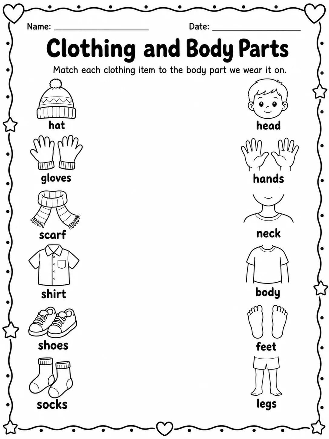 Colors and Objects Worksheet Pack page 2 printable worksheet preview