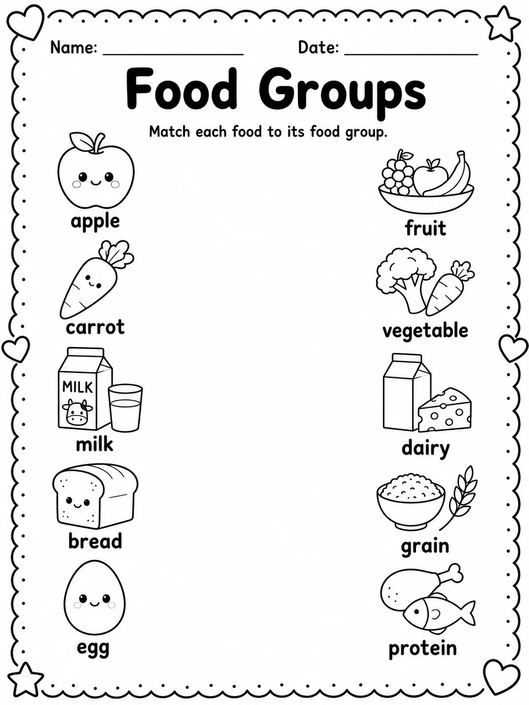 Colors and Objects Worksheet Pack page 3 printable worksheet preview