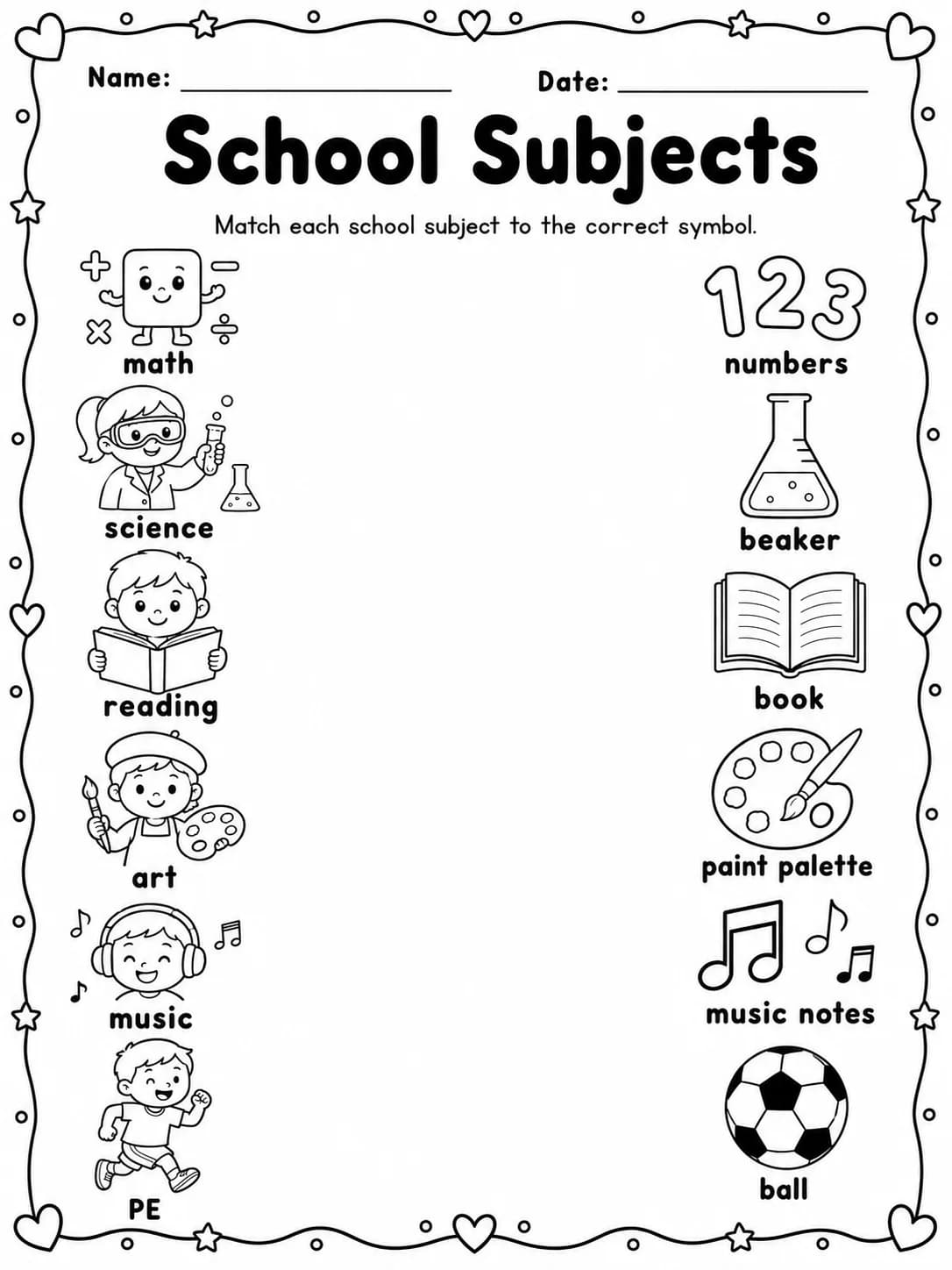 Colors and Objects Worksheet Pack page 6 printable worksheet preview