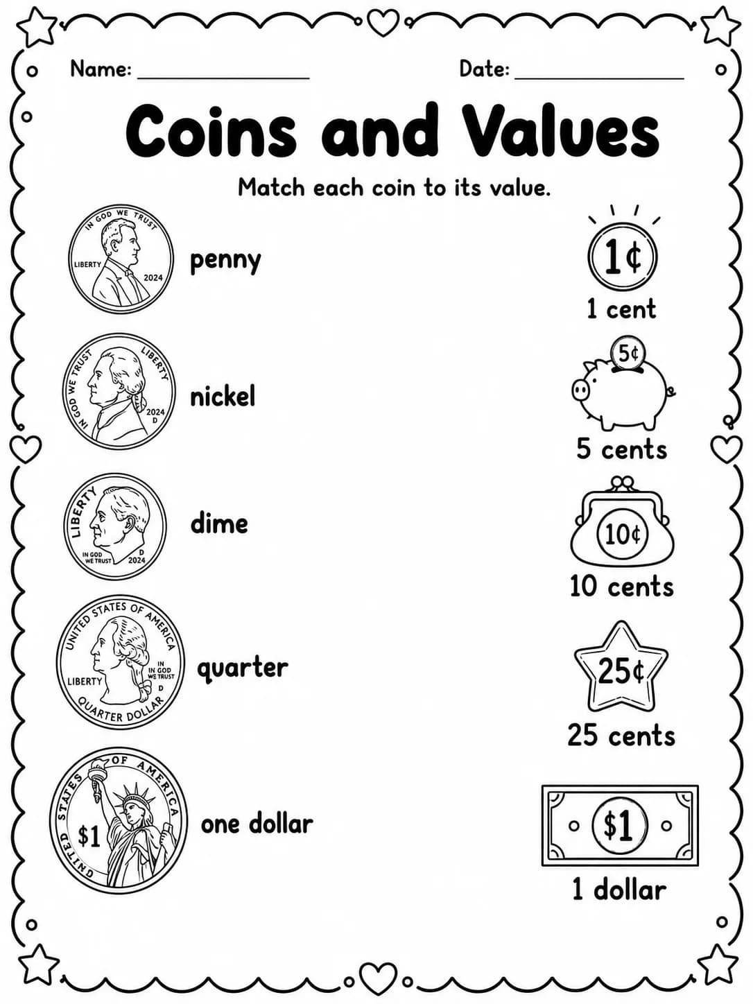Colors and Objects Worksheet Pack page 7 printable worksheet preview