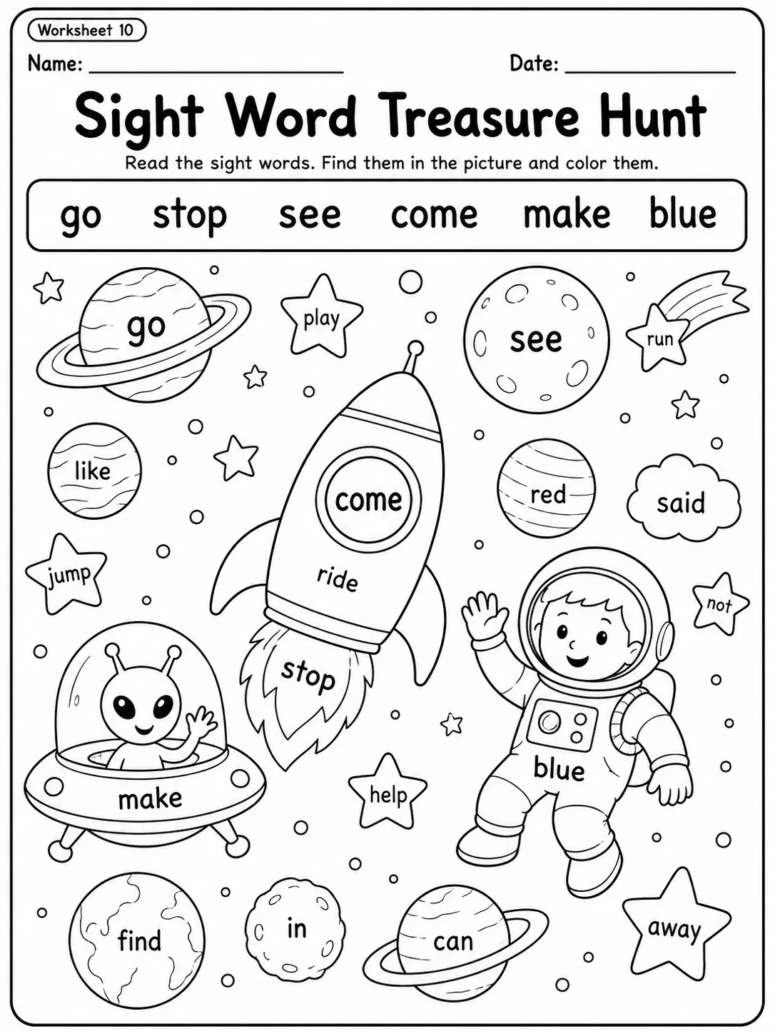 Create a Story Worksheet Pack page 10 printable worksheet preview