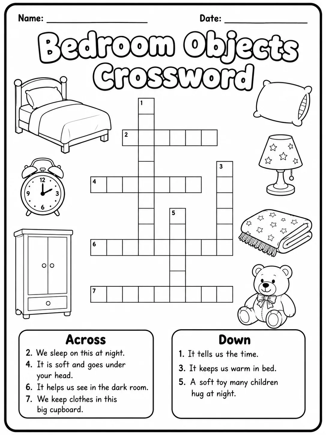 Dinosaurs Crossword Worksheet Pack page 4 printable worksheet preview