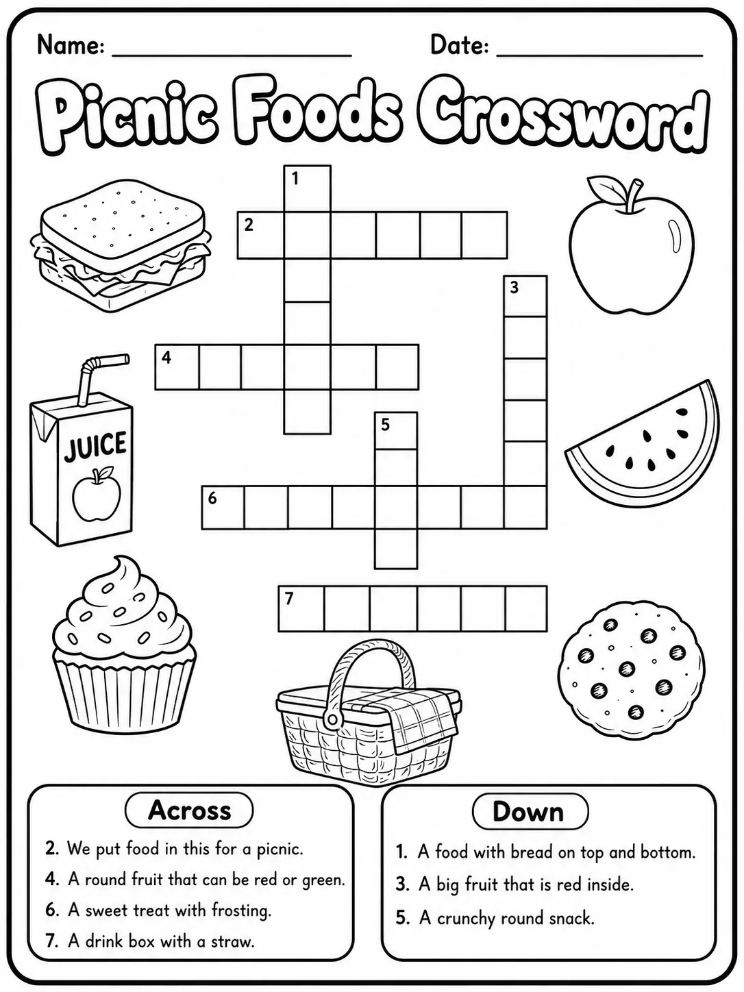 Dinosaurs Crossword Worksheet Pack page 5 printable worksheet preview