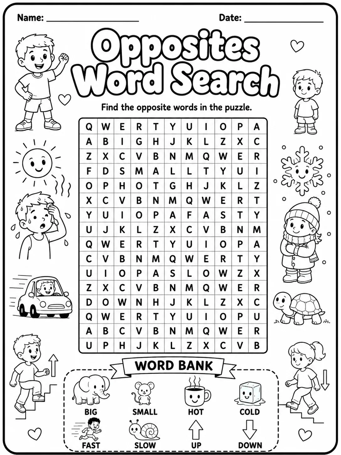 Family Members Word Search Worksheet Pack page 2 printable worksheet preview