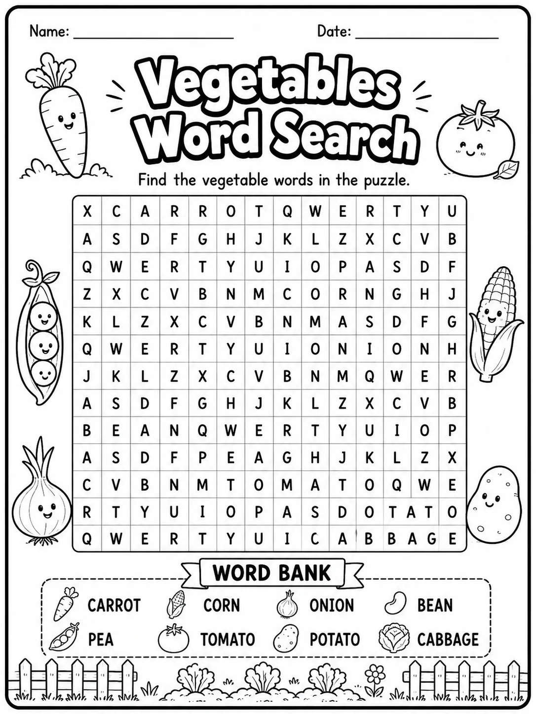 Insects: Word Search Worksheet Pack page 2 printable worksheet preview