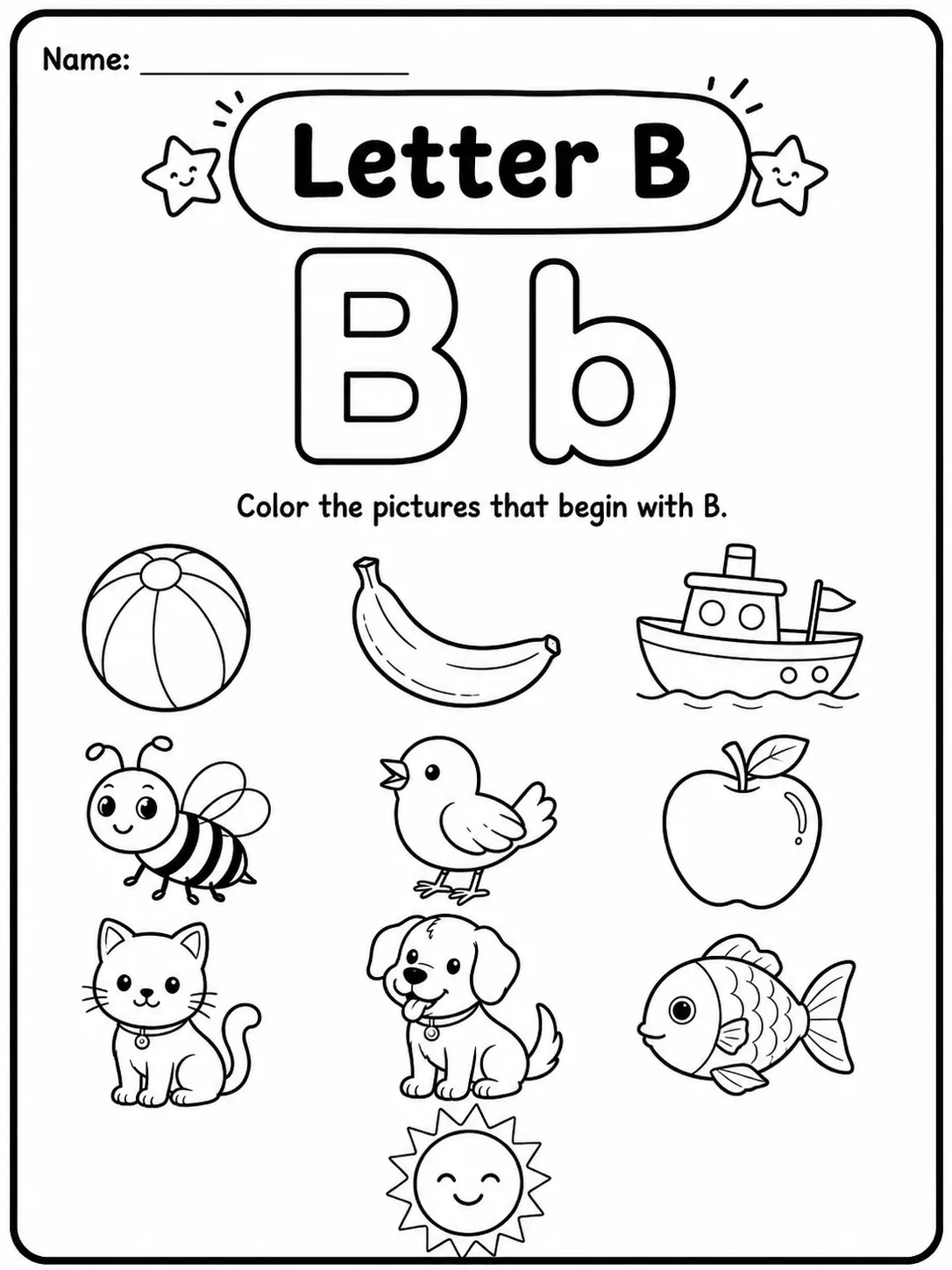Letter A Worksheet Pack page 2 printable worksheet preview