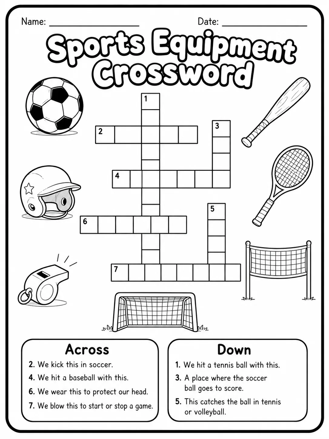 Pets Crossword Worksheet Pack page 9 printable worksheet preview
