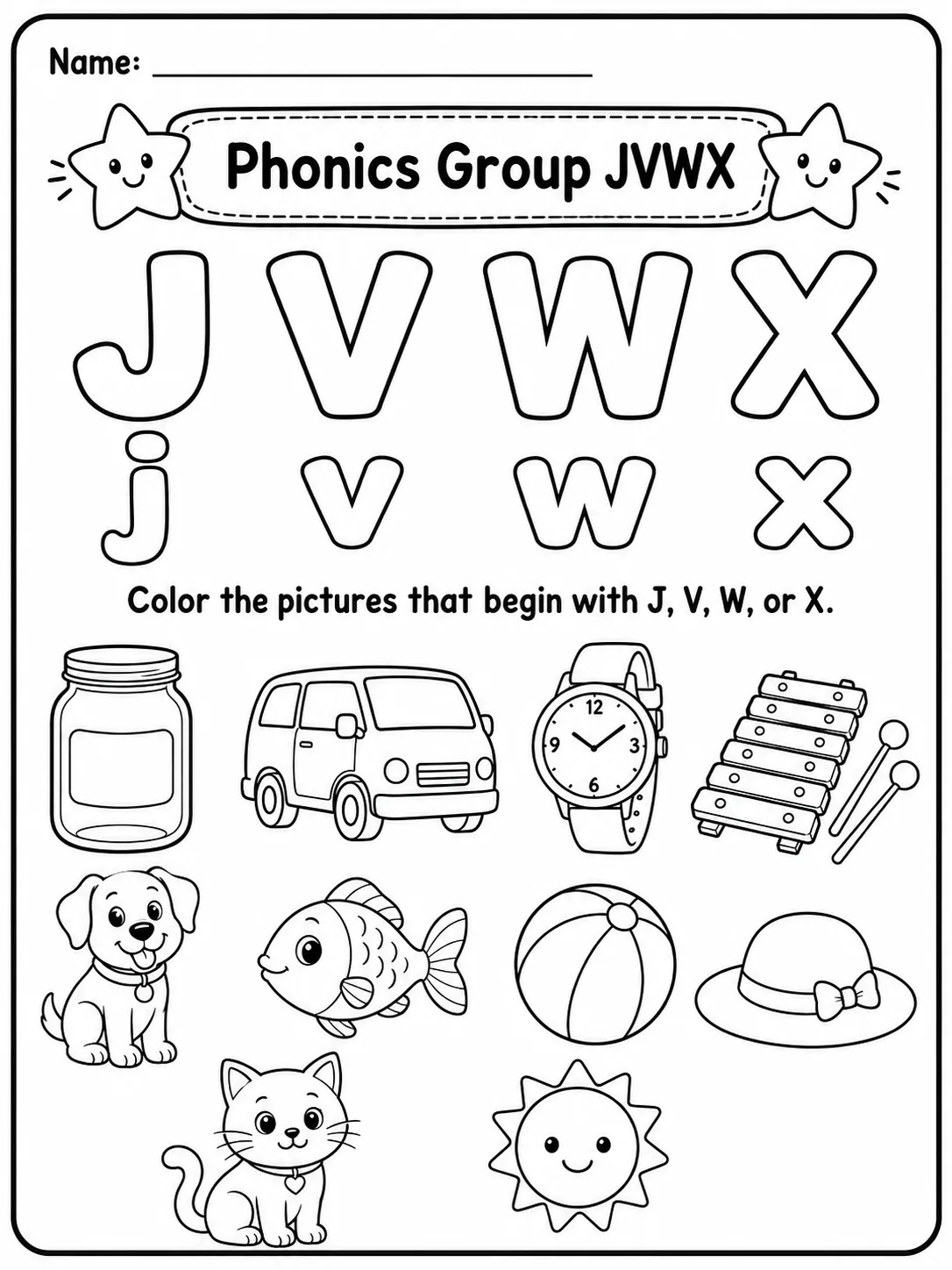 Phonics Group SAT Worksheet Pack page 7 printable worksheet preview