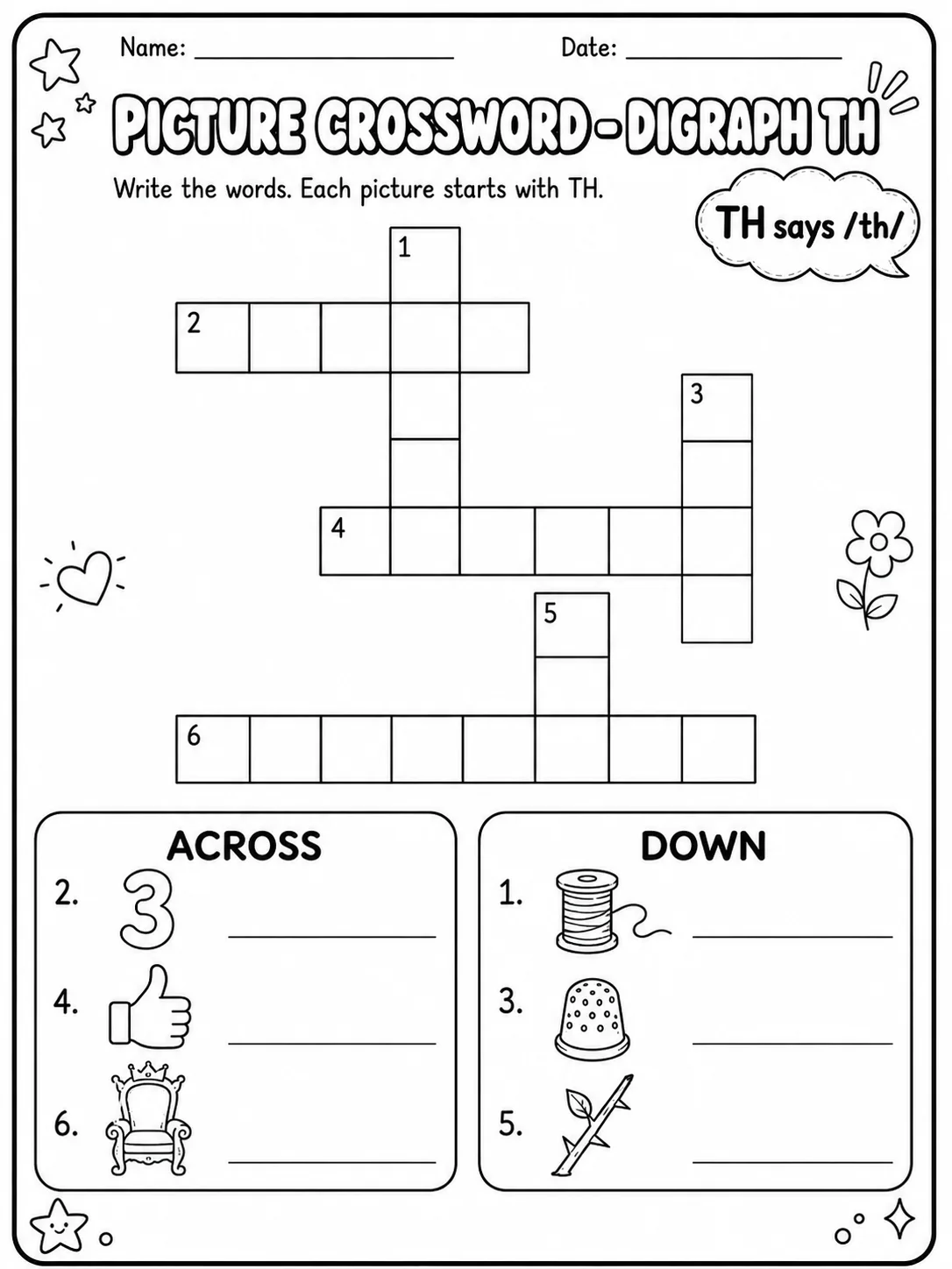 Picture Crossword Letter R Worksheet Pack page 9 printable worksheet preview