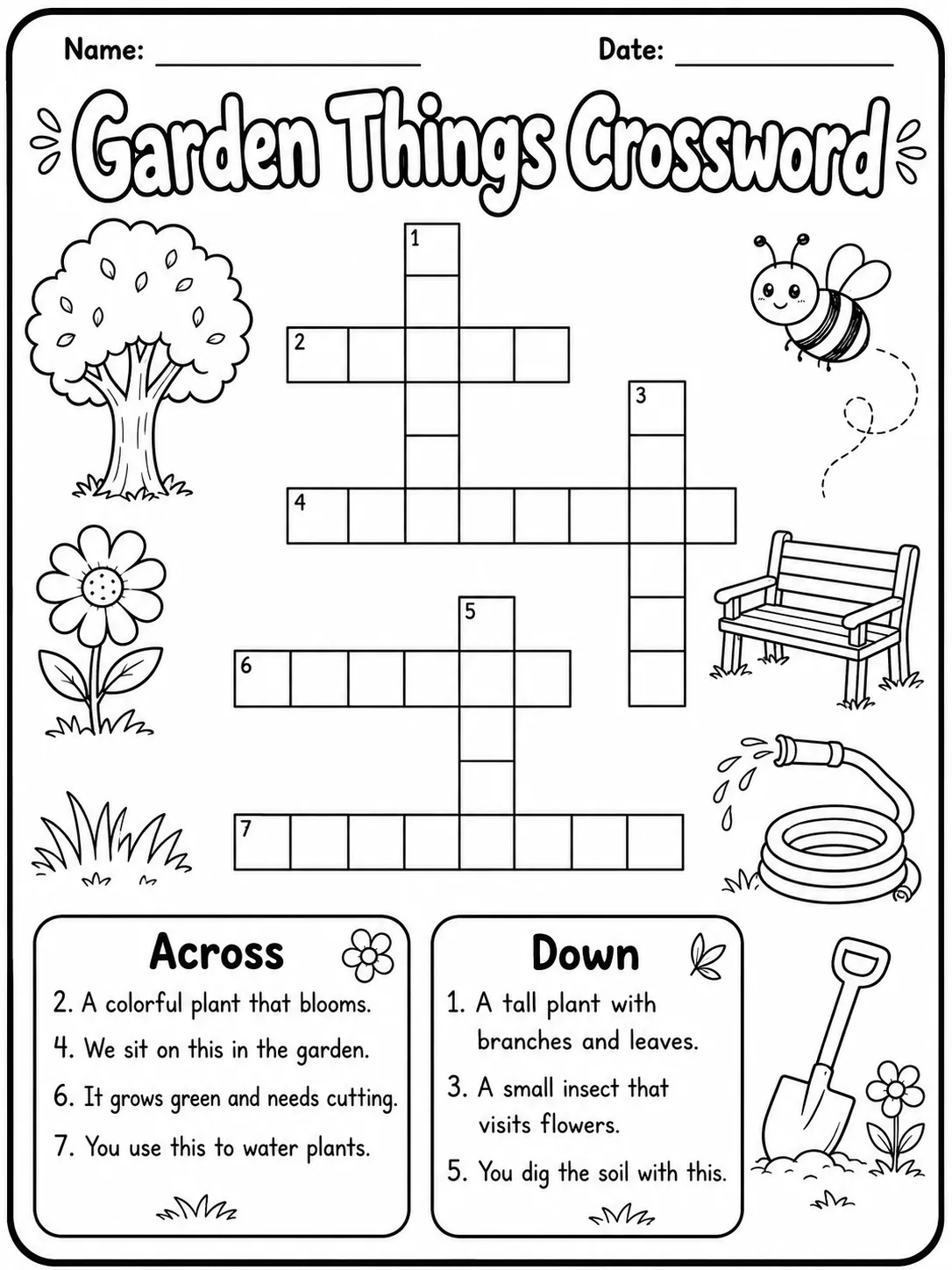 Family Members Crossword Worksheet Pack page 8 printable worksheet preview