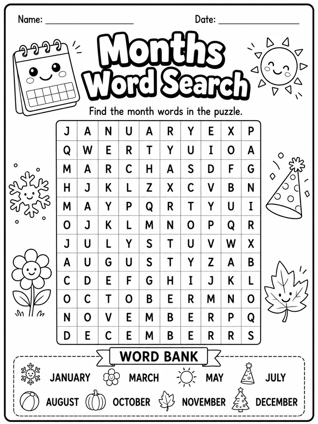 Woodland Animals Worksheet Pack page 5 printable worksheet preview