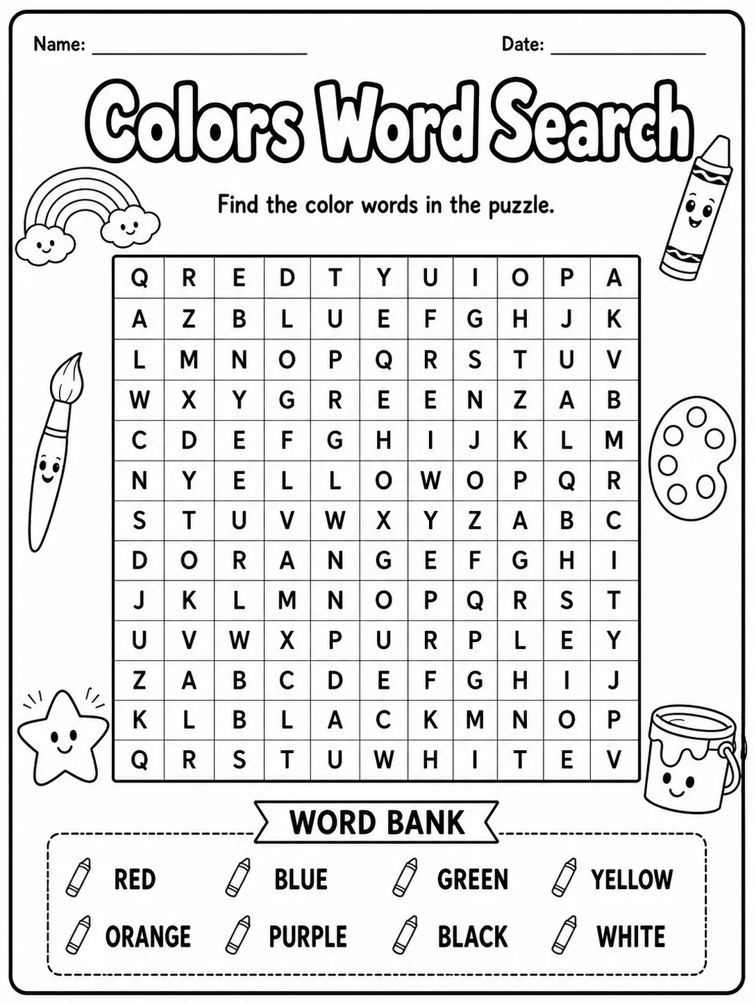 Farm Animals Word Search Worksheet Pack page 4 printable worksheet preview