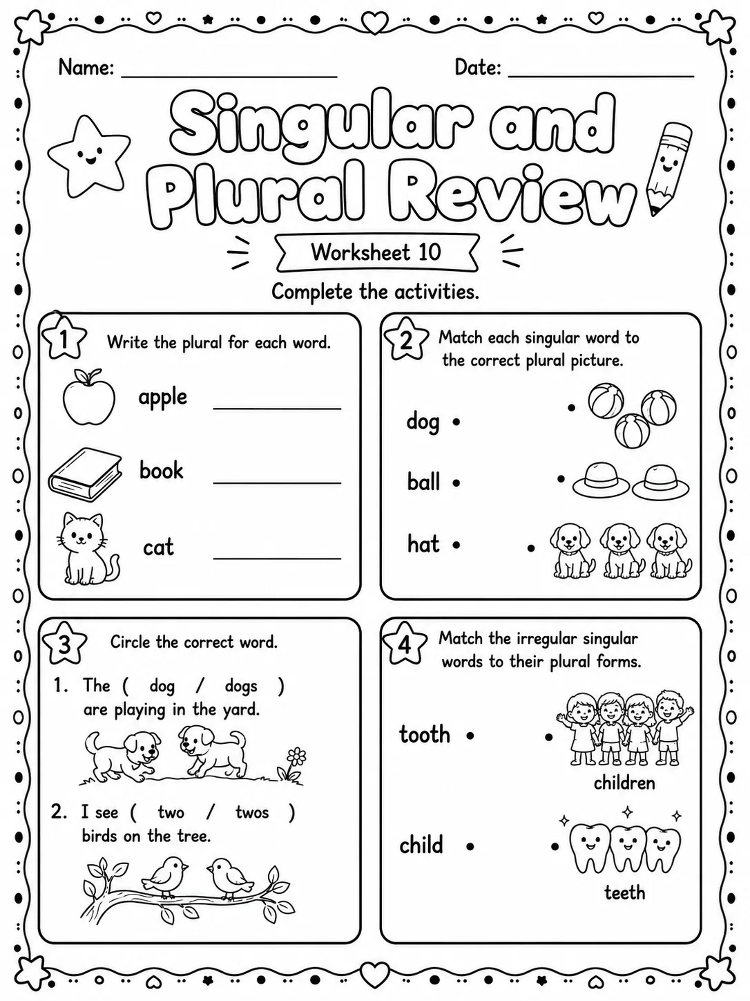 Farm Animals Word Search Worksheet Pack page 9 printable worksheet preview