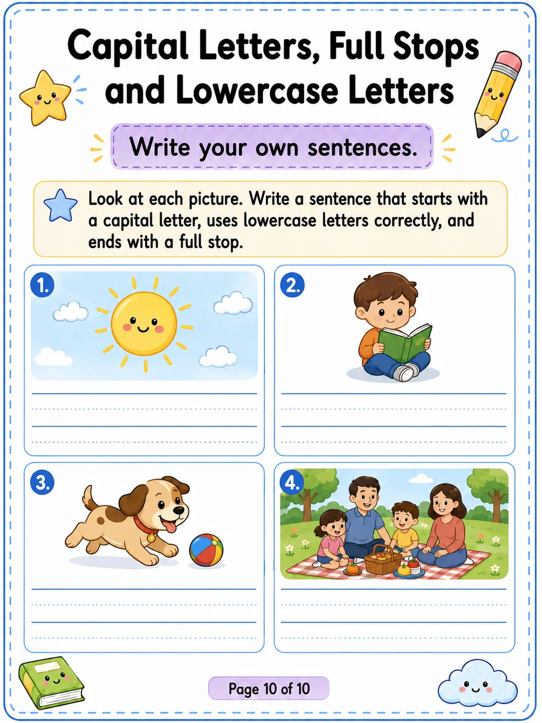 Yes/No Questions Worksheet Pack page 10 printable worksheet preview
