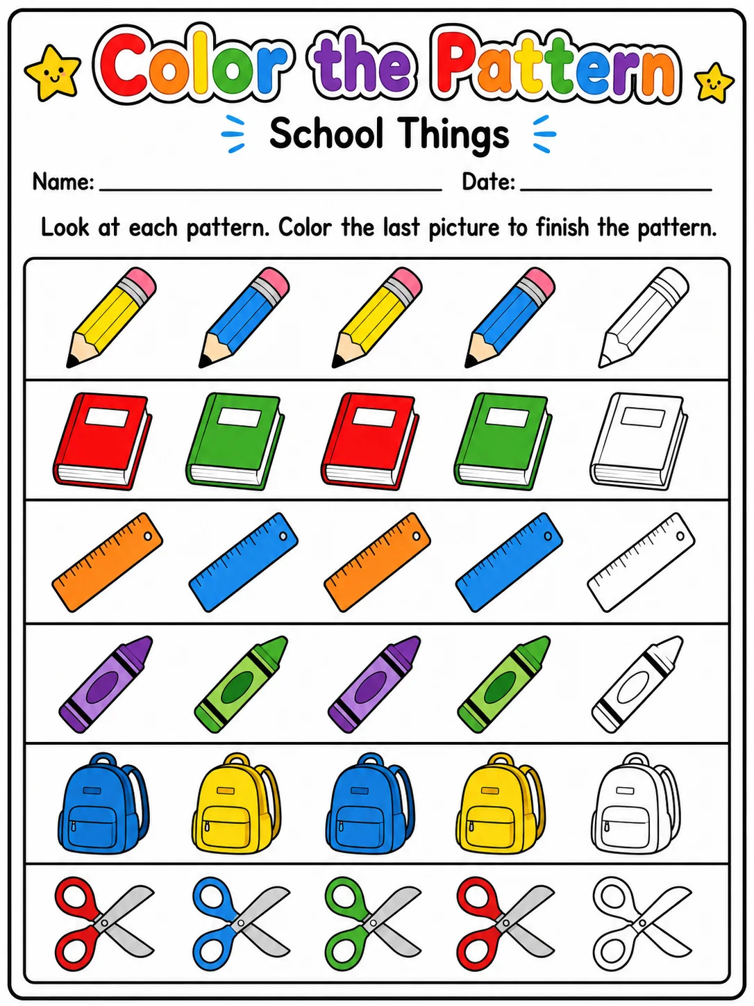 Shapes Worksheet Pack page 6 printable worksheet preview