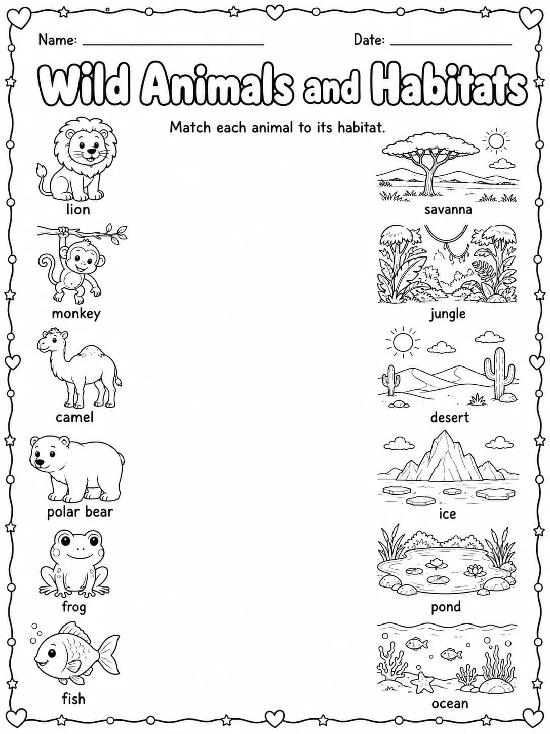 Animal Sounds Worksheet Pack page 3 printable worksheet preview