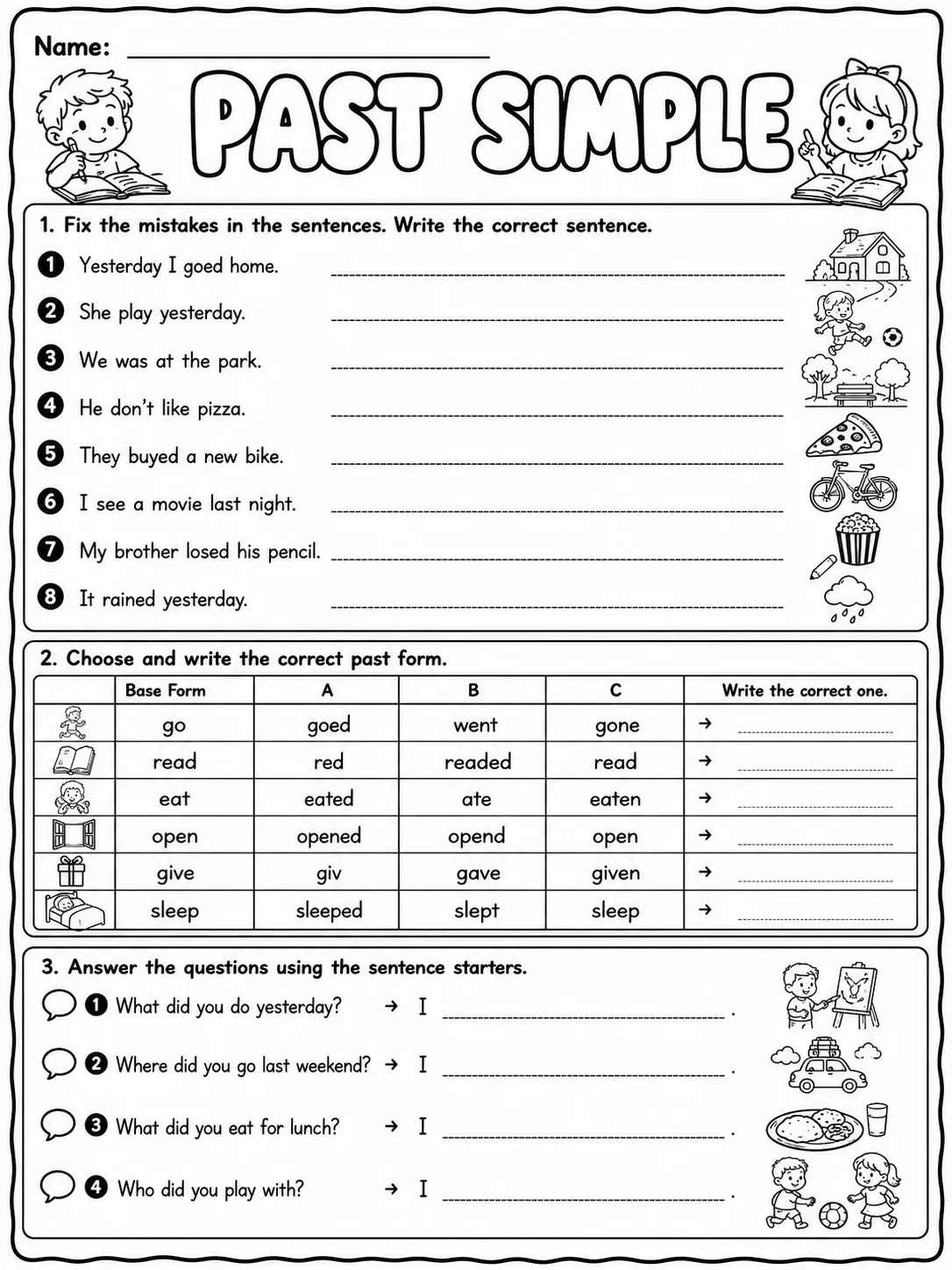 Saving Water Worksheet Pack page 9 printable worksheet preview