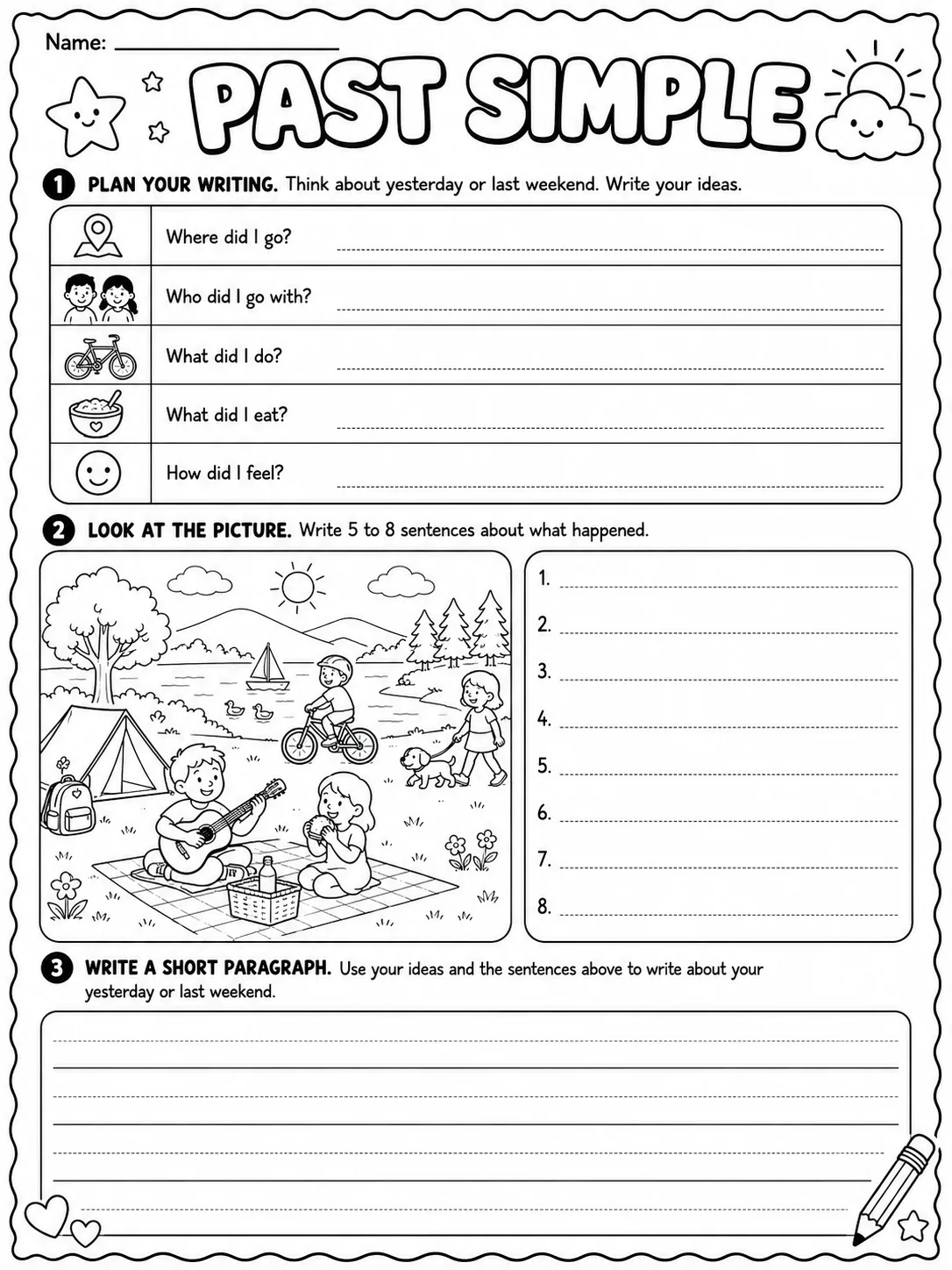 Saving Water Worksheet Pack - Set 2 page 10 printable worksheet preview