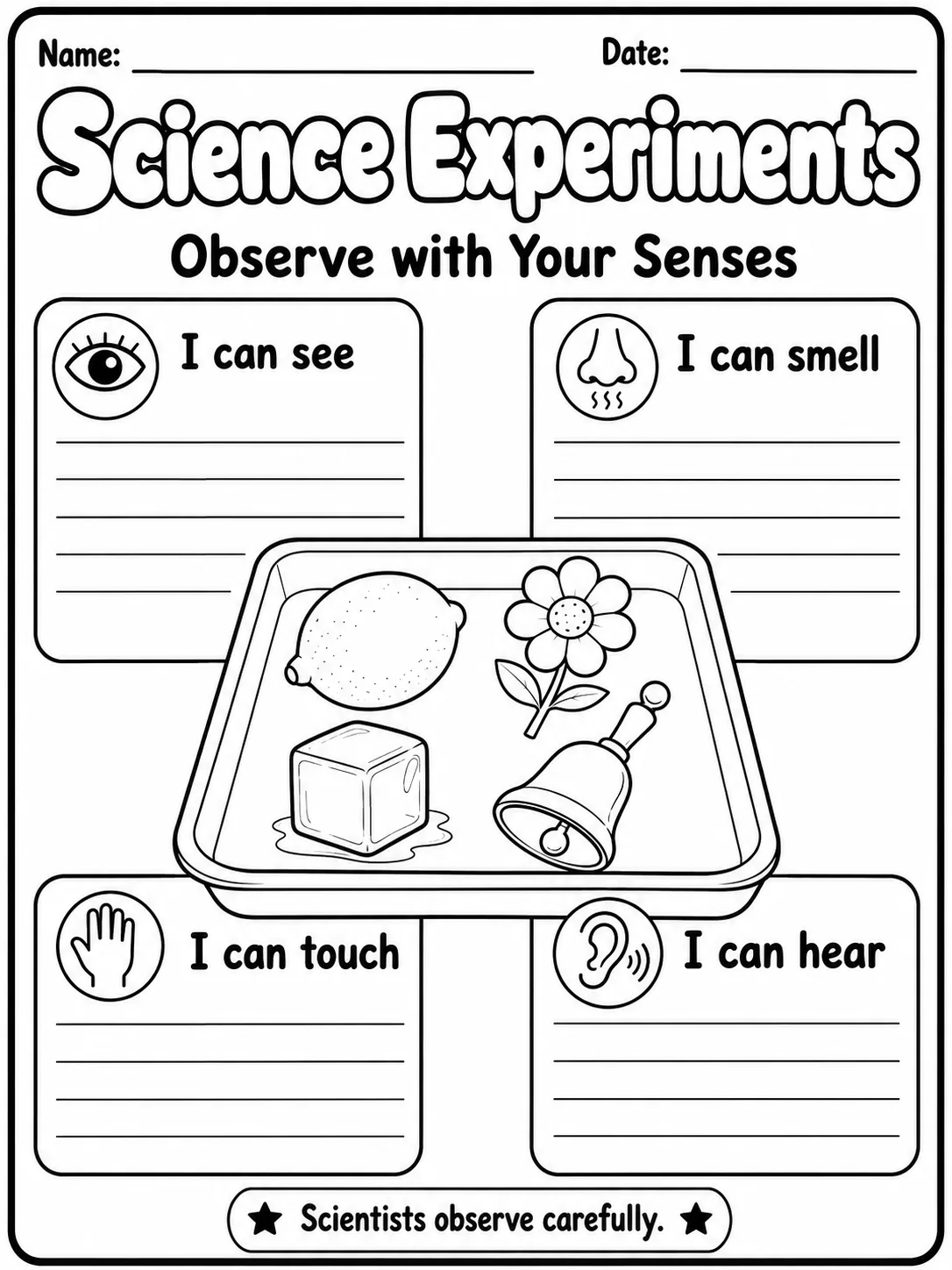 Science Experiments Worksheet Pack - Set 2 page 9 printable worksheet preview