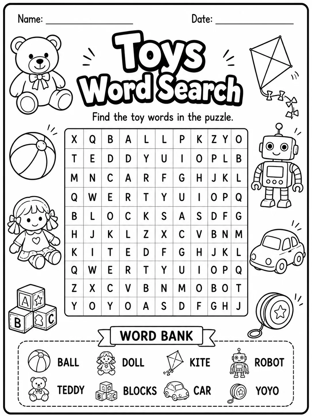 Woodland Animals Worksheet Pack page 2 printable worksheet preview