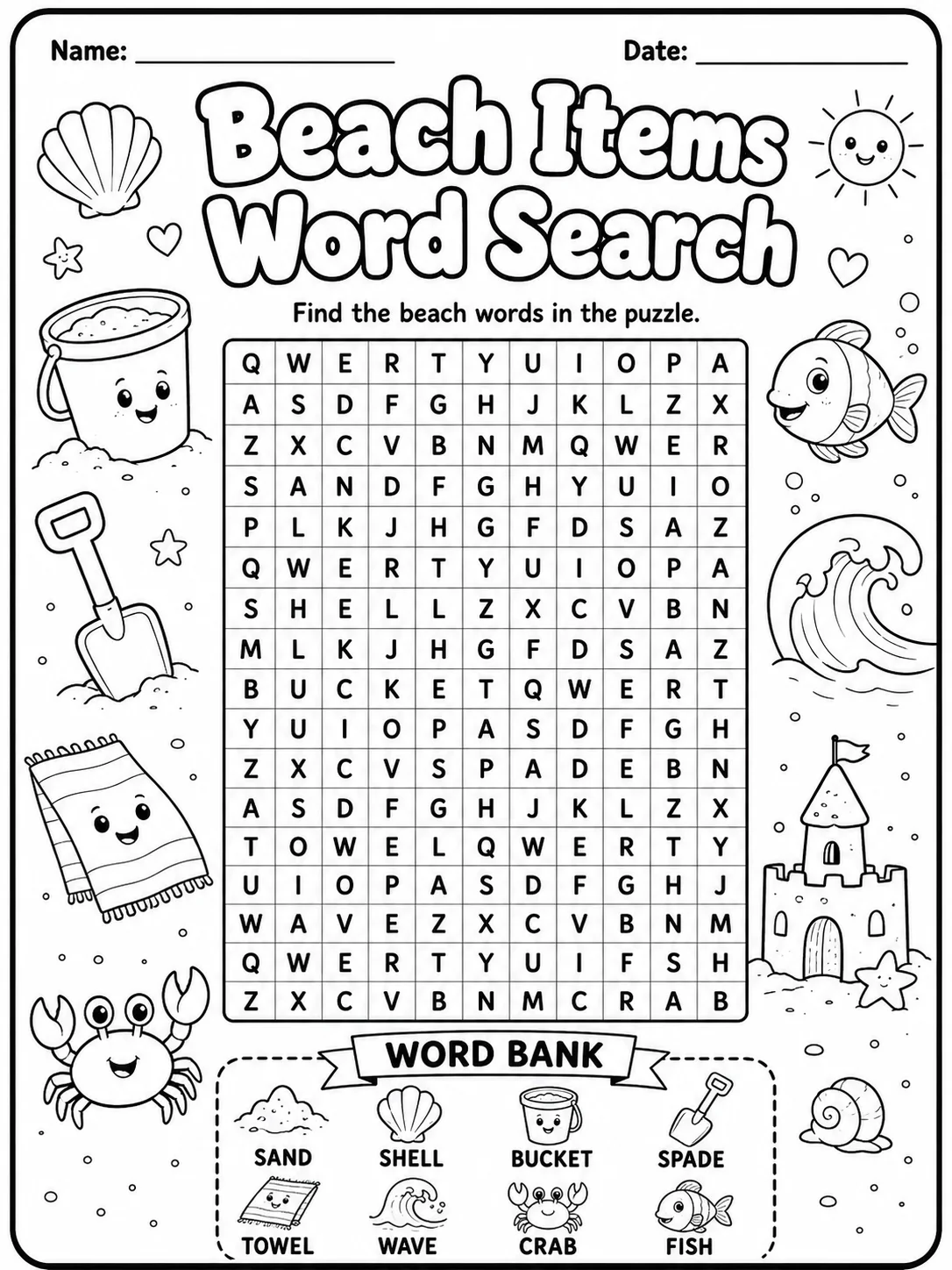 Woodland Animals Worksheet Pack page 7 printable worksheet preview