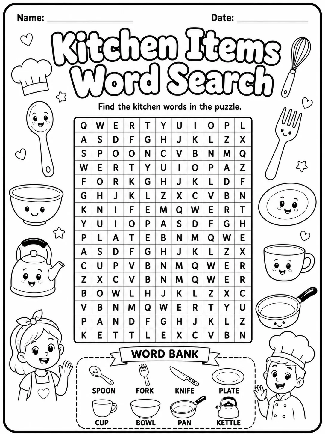 Woodland Animals Worksheet Pack page 8 printable worksheet preview