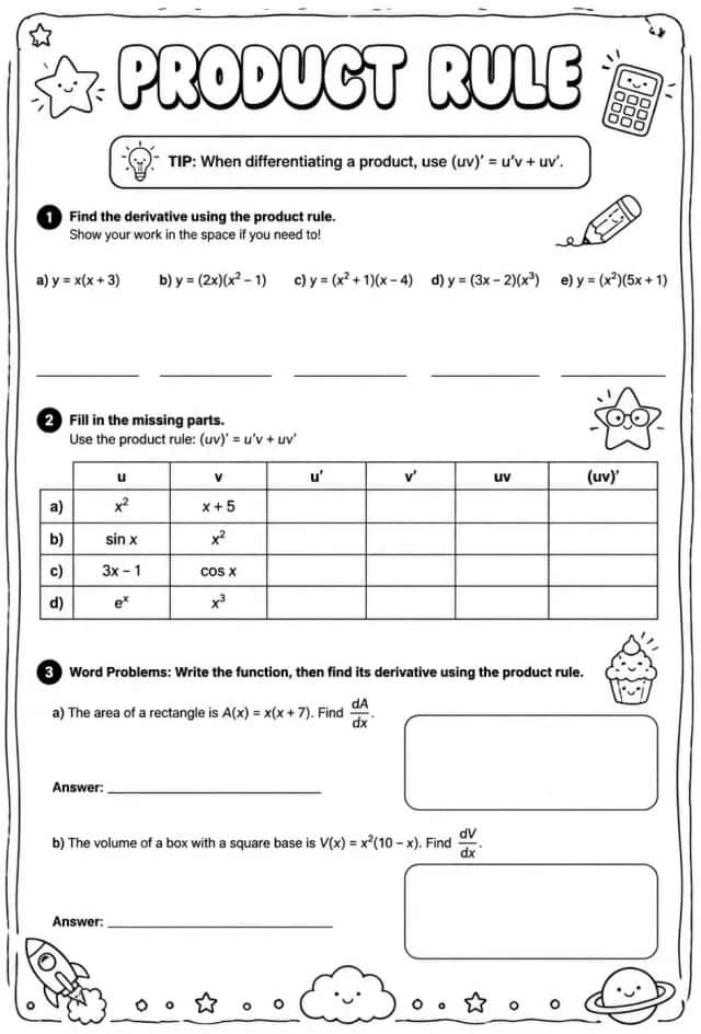 Product rule