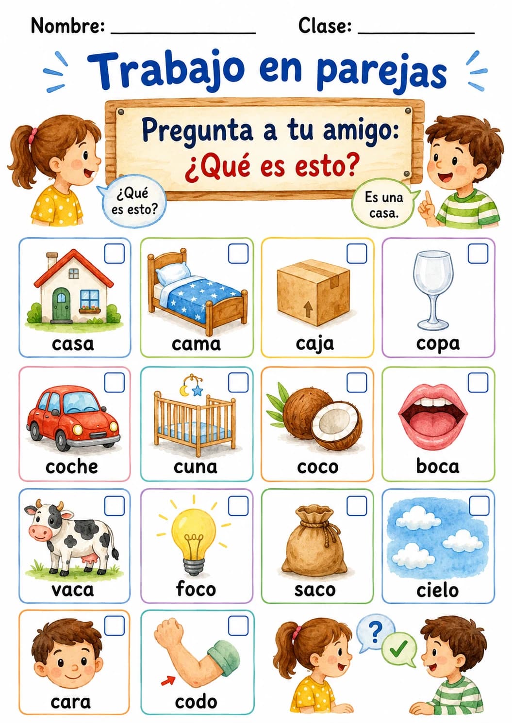 Spanish Letter C Phonics Worksheets Pack page 2 printable worksheet preview