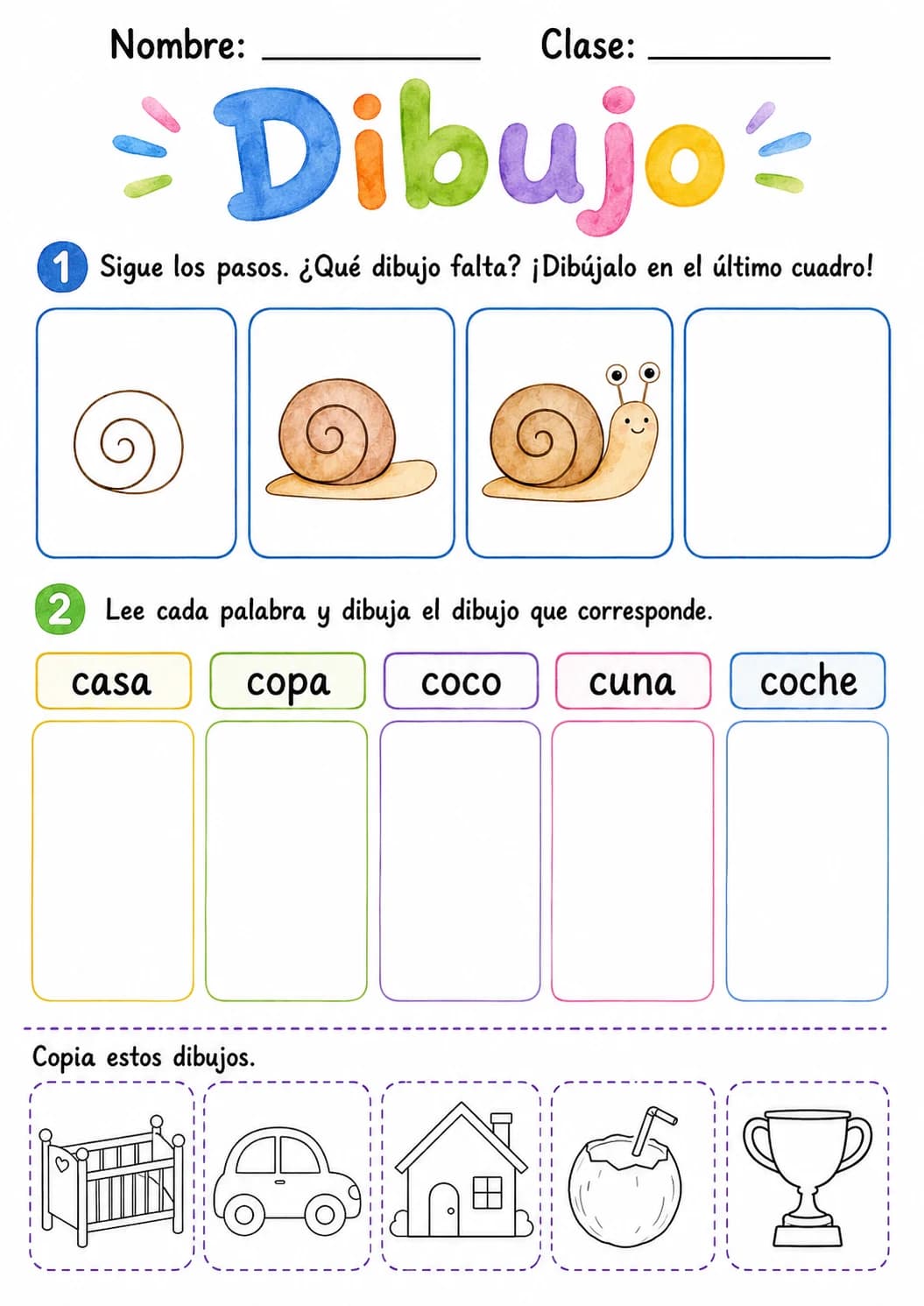 Spanish Letter C Phonics Worksheets Pack page 10 printable worksheet preview