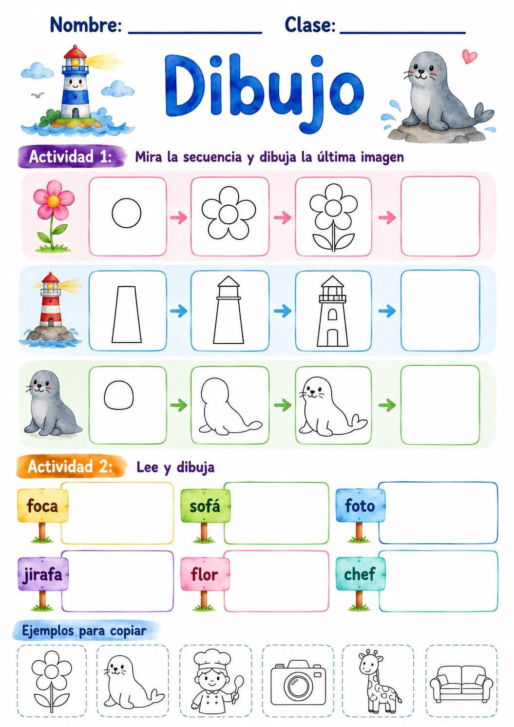 Spanish Letter F Phonics Worksheets Pack page 6 printable worksheet preview