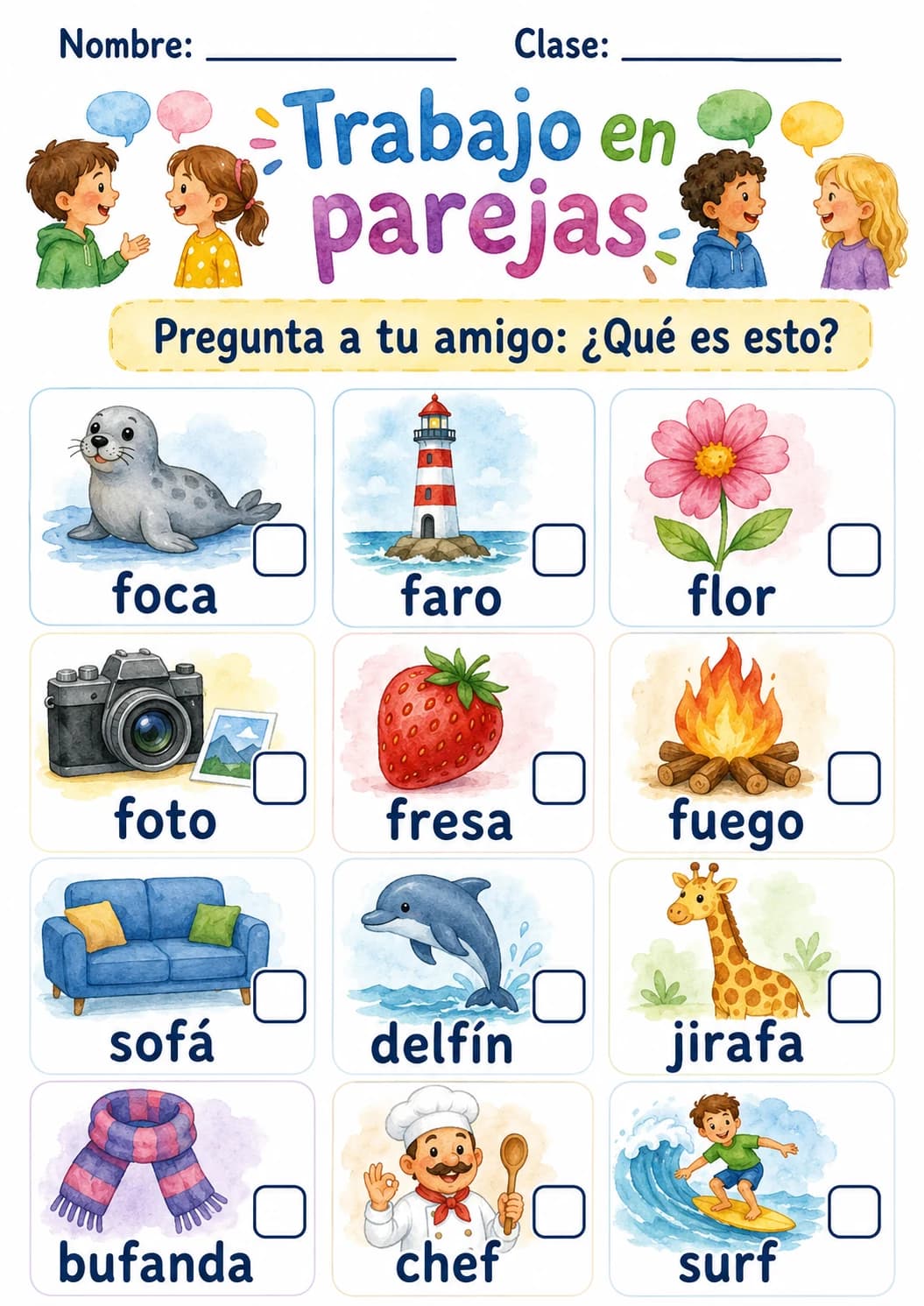 Spanish Letter F Phonics Worksheets Pack page 8 printable worksheet preview