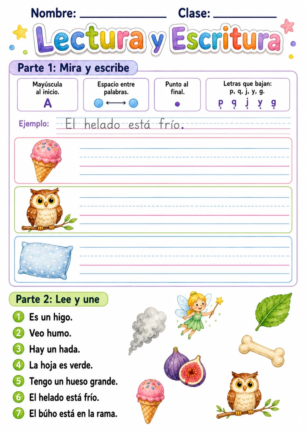 Spanish Letter H Phonics Worksheets Pack page 7 printable worksheet preview
