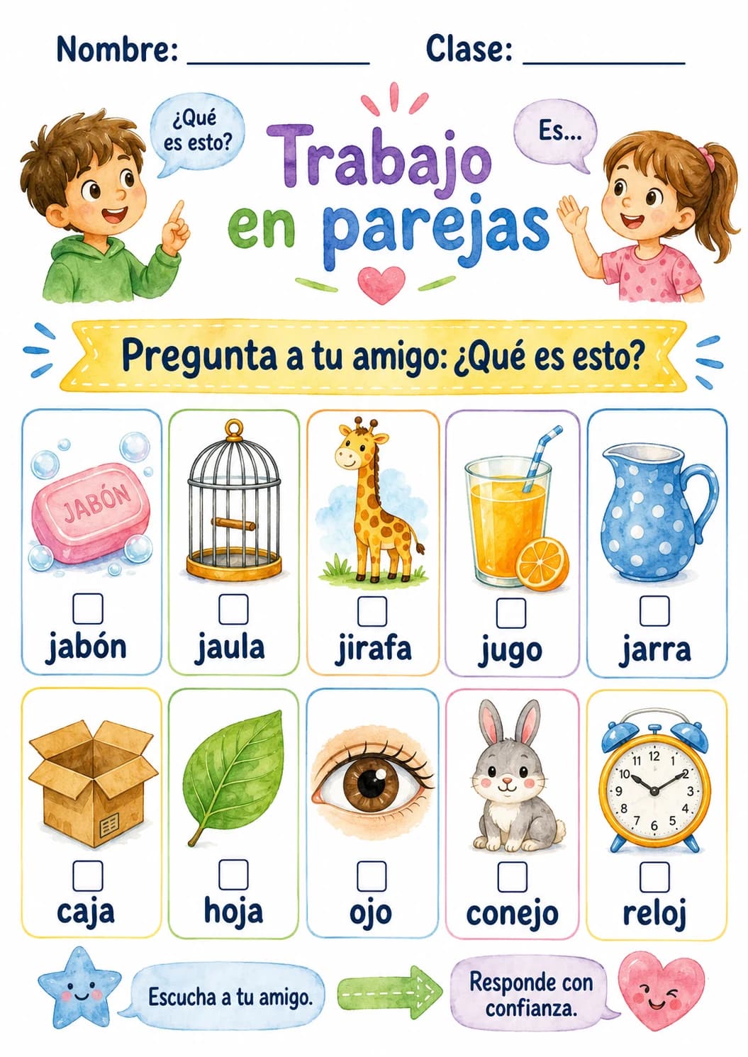 Spanish Letter J Phonics Worksheets Pack page 3 printable worksheet preview