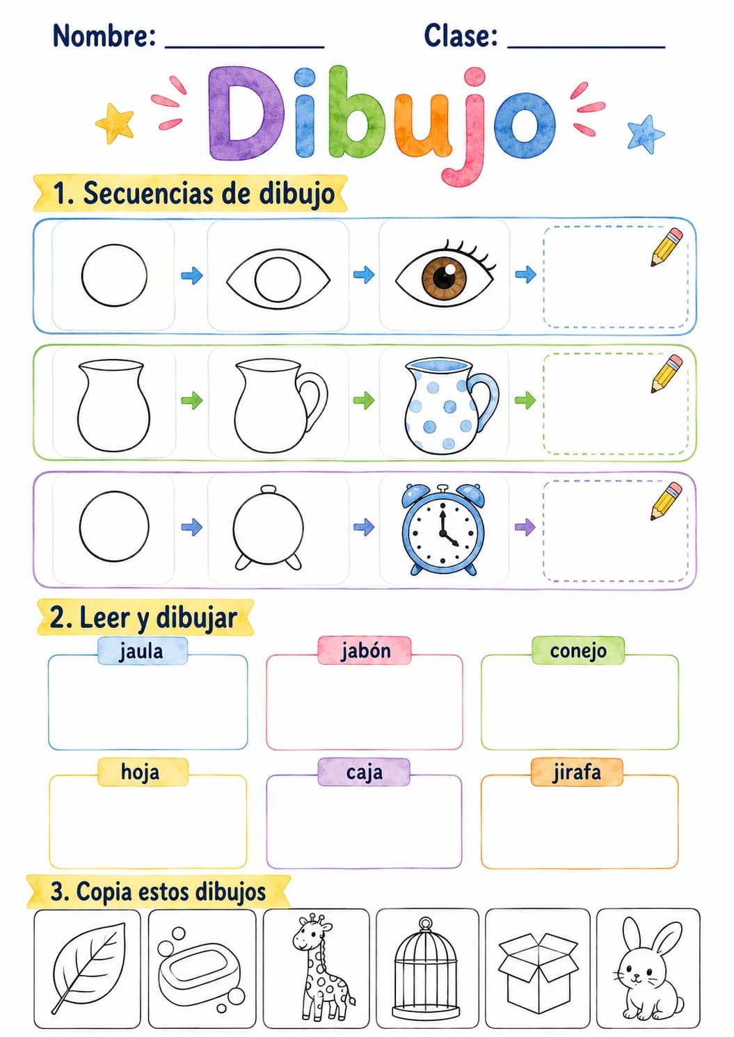 Spanish Letter J Phonics Worksheets Pack page 8 printable worksheet preview