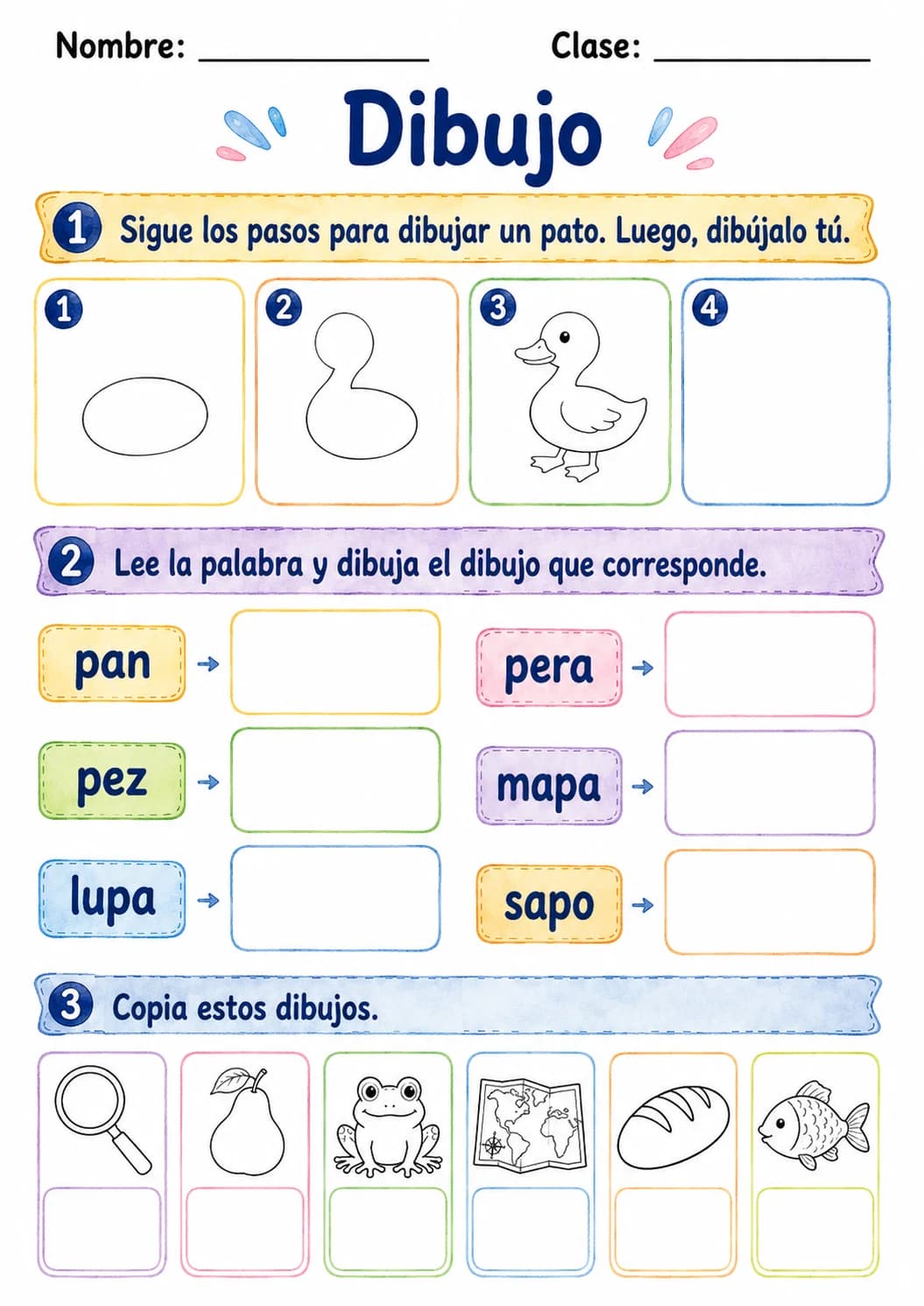 Spanish Letter P Phonics Worksheets Pack page 10 printable worksheet preview